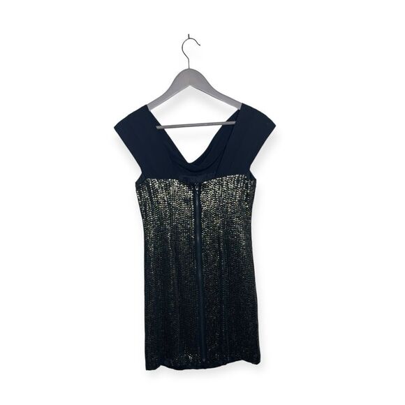 Tory Burch Silk Sequin Sheath Dress Size 0 - Picture 2 of 11